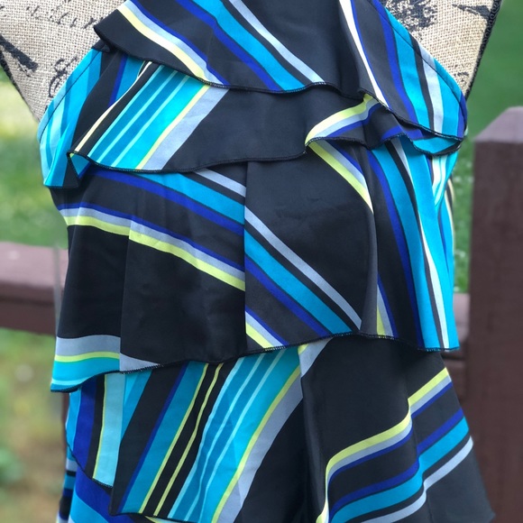 Worthington  multi color sleeveless summer top - Picture 2 of 7